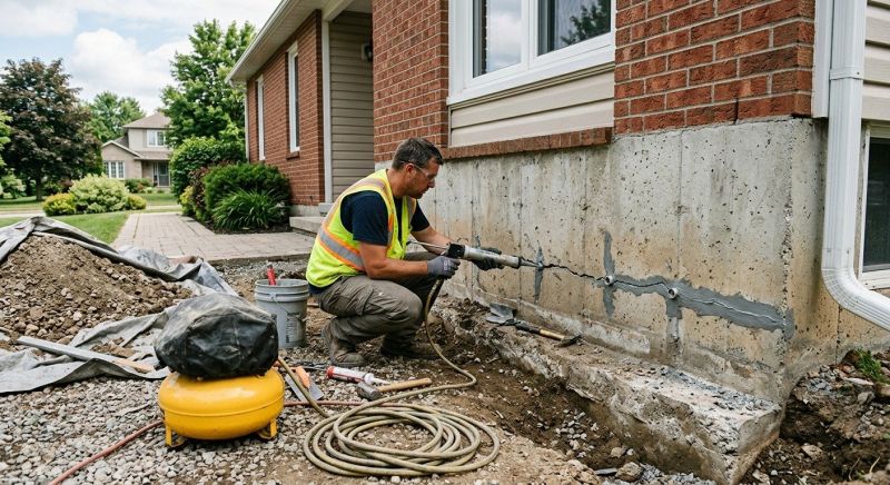 Basement Foundation Repair in East Haddam, CT