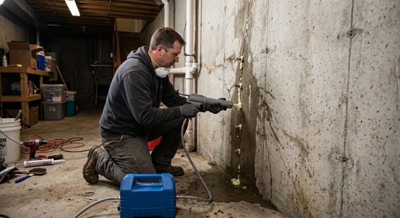 Basement Foundation Repair in Madison, CT