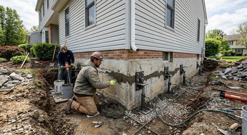 Basement Foundation Repair in Middletown, CT
