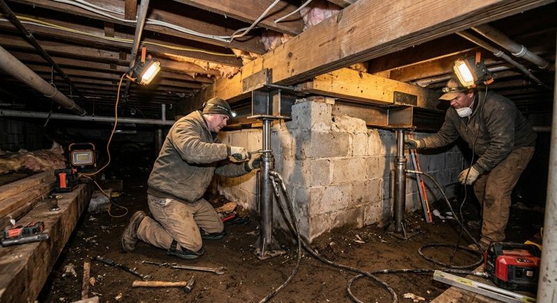 Basement Foundation Repair in Orange, CT