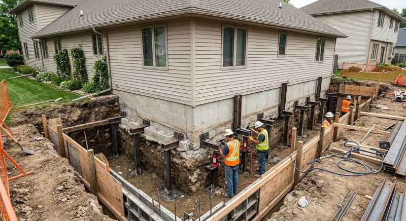 Basement Underpinning in Guilford, CT