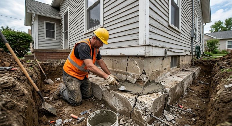 Building Foundation Repair in East Haddam, CT