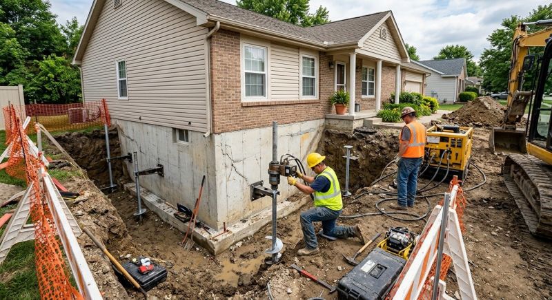Building Foundation Repair in North Branford, CT