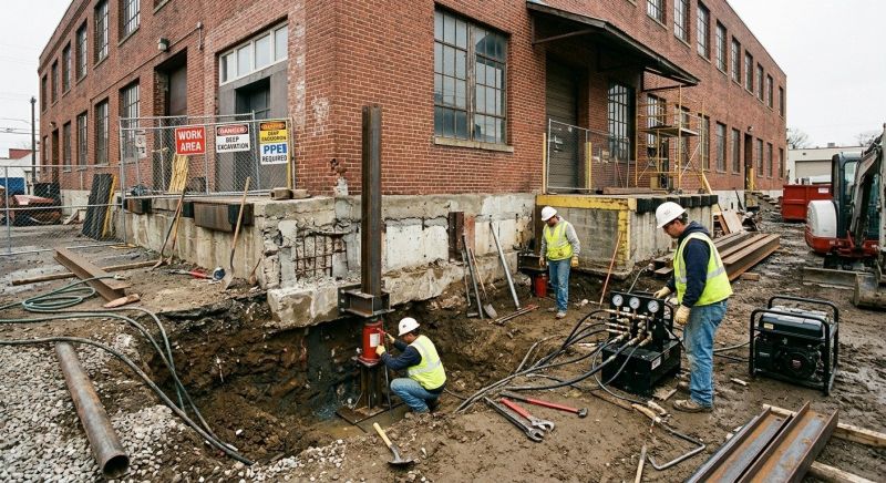 Building Foundation Repair in Stratford, CT
