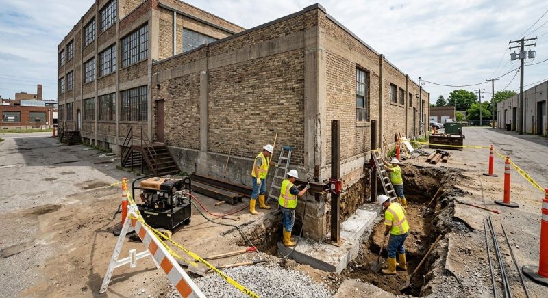 Building Foundation Repair in Westbrook, CT