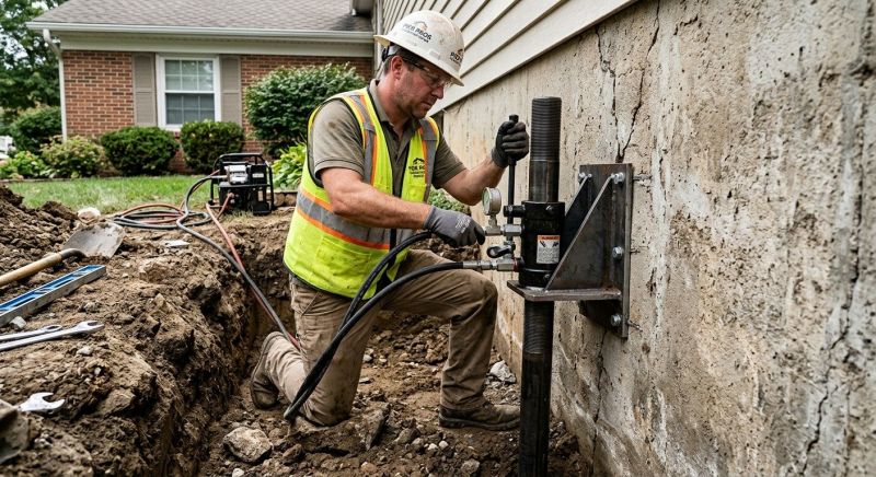 Concrete Foundation Leveling in East Haddam, CT