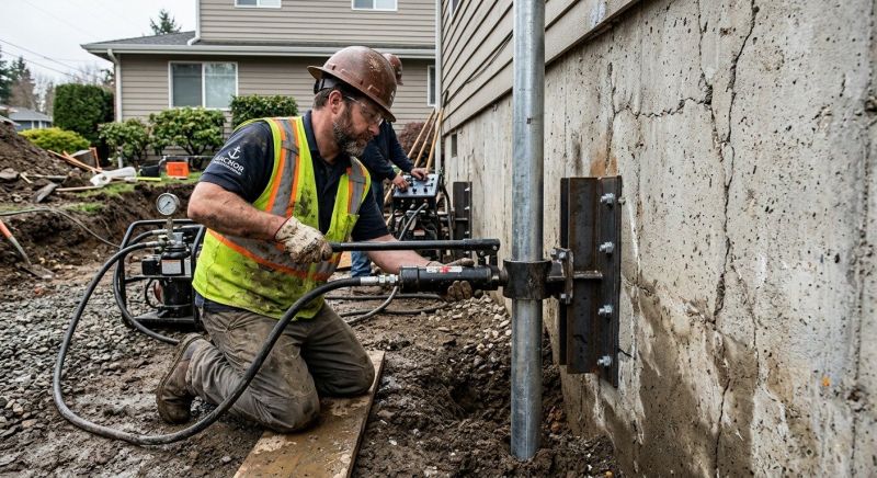 Concrete Foundation Leveling in Seymour, CT