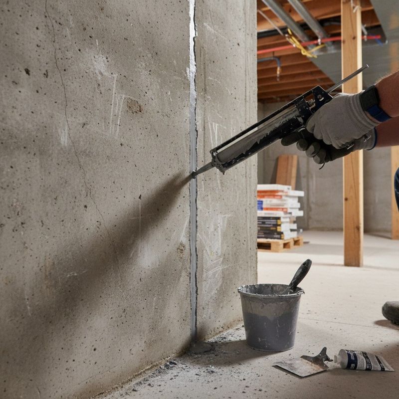Cracked Basement Floor Repair in Guilford, CT