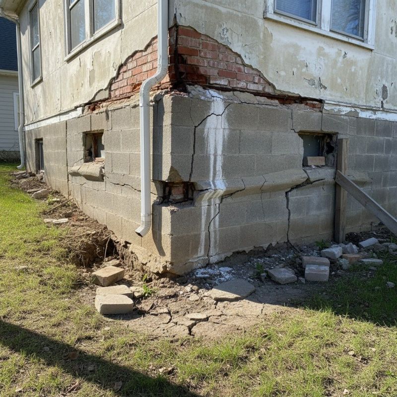 Cracked Foundation Repair in East Haddam, CT