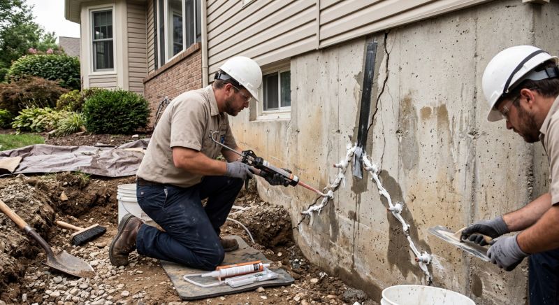 Cracked Foundation Repair in Madison, CT