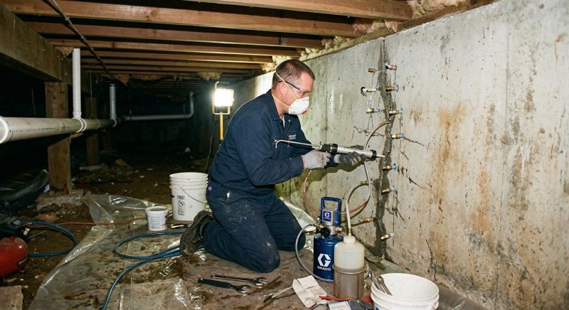 Crawlspace Foundation Repair in Oxford, CT
