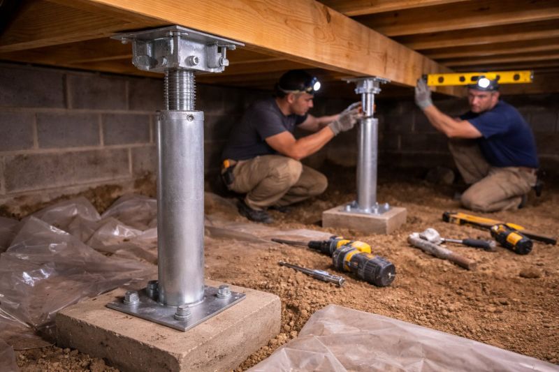 Crawlspace Structural Repair in Guilford, CT