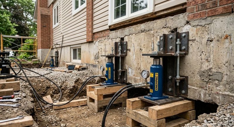 Foundation Jacking in Bethany, CT