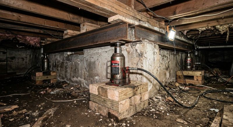 Foundation Jacking in Bethany, CT