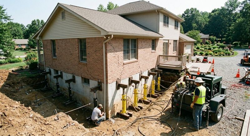 Foundation Jacking in Cutchogue, NY