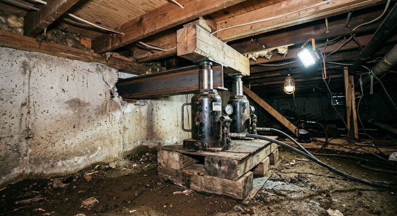 Foundation Jacking in East Lyme, CT