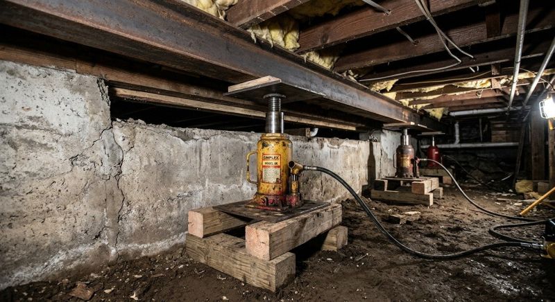 Foundation Jacking in East Lyme, CT