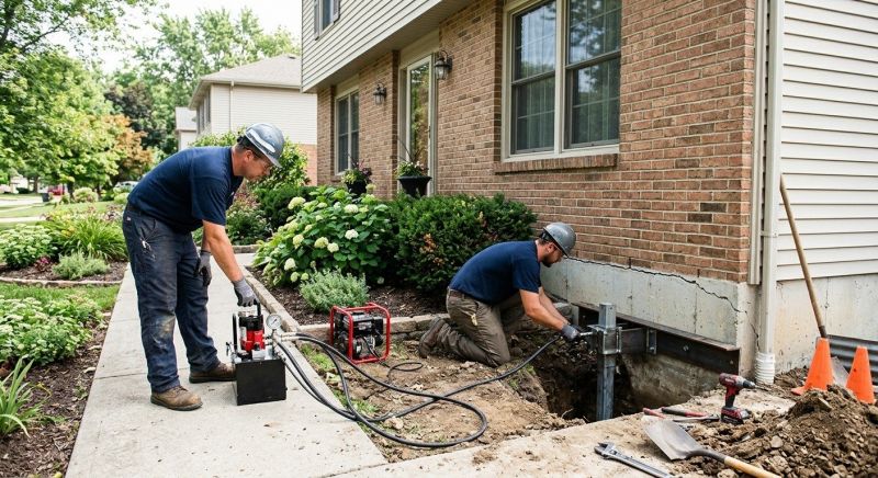 Foundation Jacking in Haddam, CT