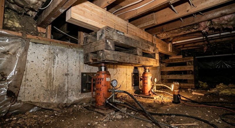 Foundation Jacking in Middletown, CT