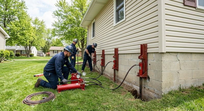Foundation Jacking in Naugatuck, CT