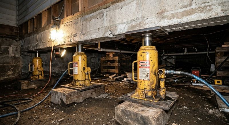 Foundation Jacking in Orange, CT