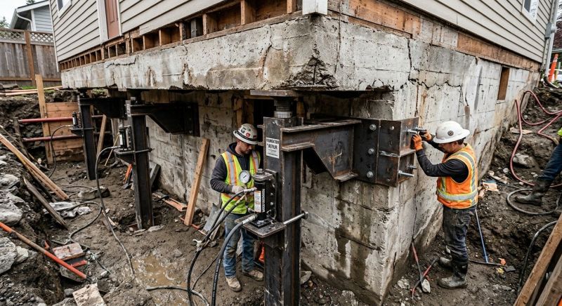 Foundation Lifting in Bethany, CT