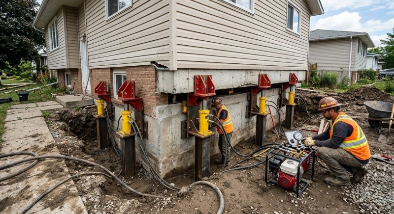 Foundation Lifting in Cutchogue, NY