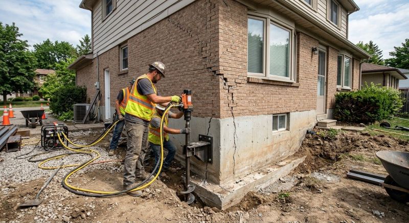Foundation Lifting in East Haven, CT