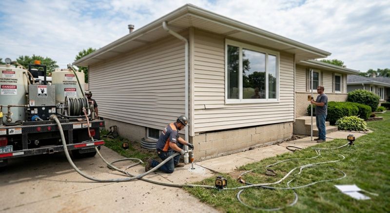 Foundation Lifting in Higganum, CT
