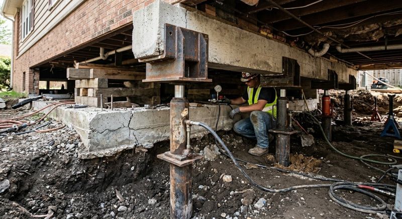 Foundation Lifting in Meriden, CT