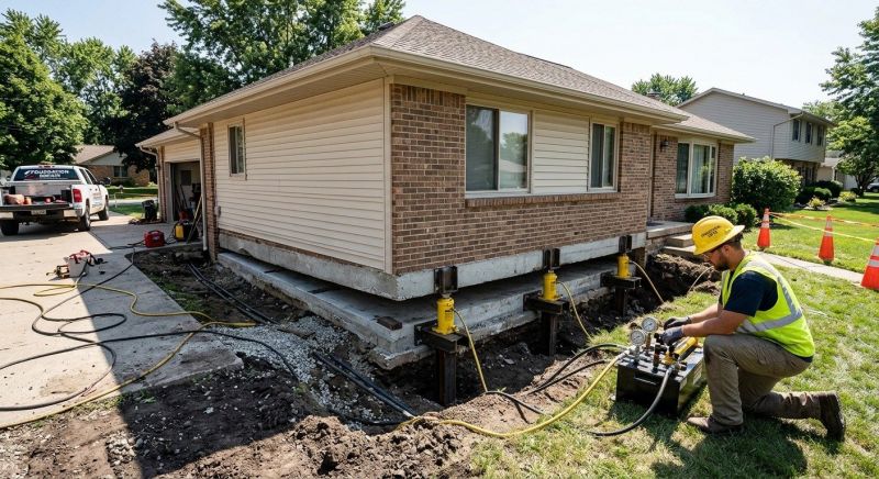 Foundation Lifting in North Haven, CT