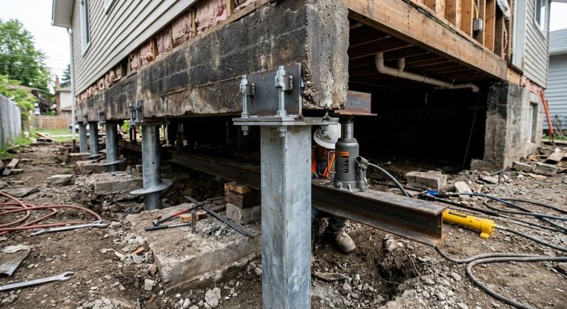 Foundation Raising in Guilford, CT