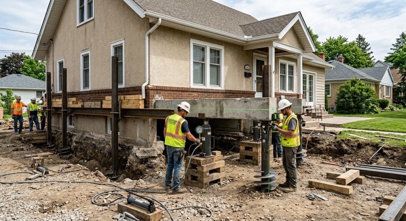 Foundation Releveling in Guilford, CT