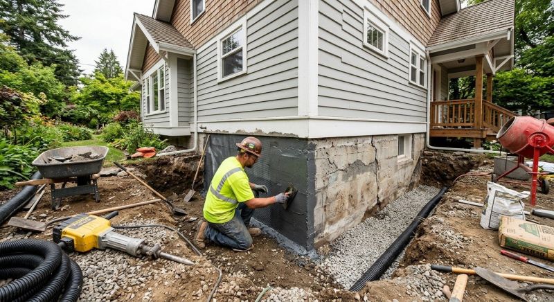 Foundation Renovation in Guilford, CT