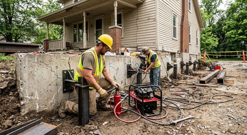Foundation Stabilizing in Berlin, CT