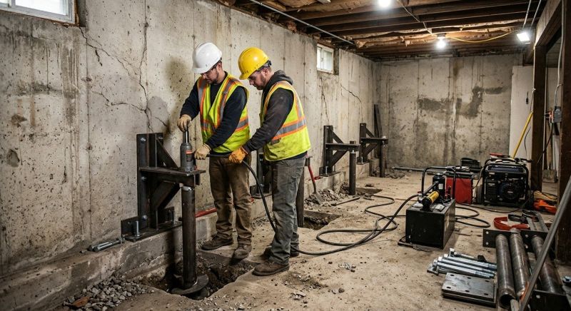 Foundation Stabilizing in Cheshire, CT