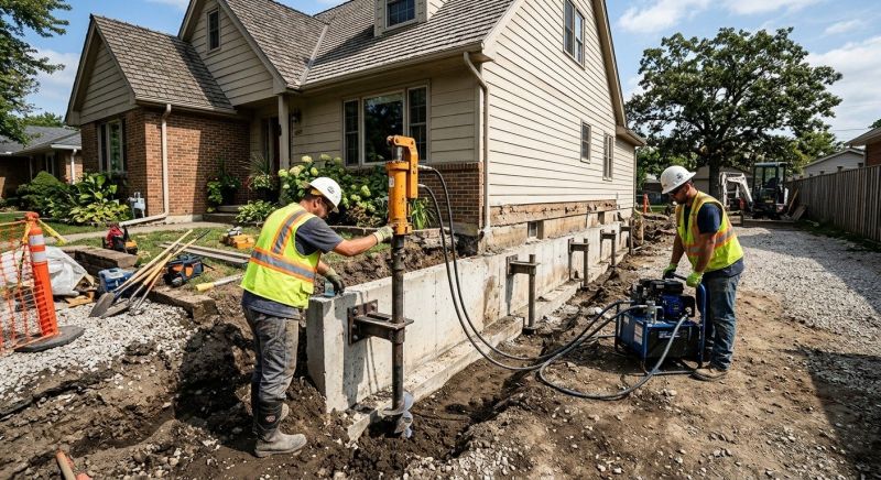 Foundation Stabilizing in Guilford, CT
