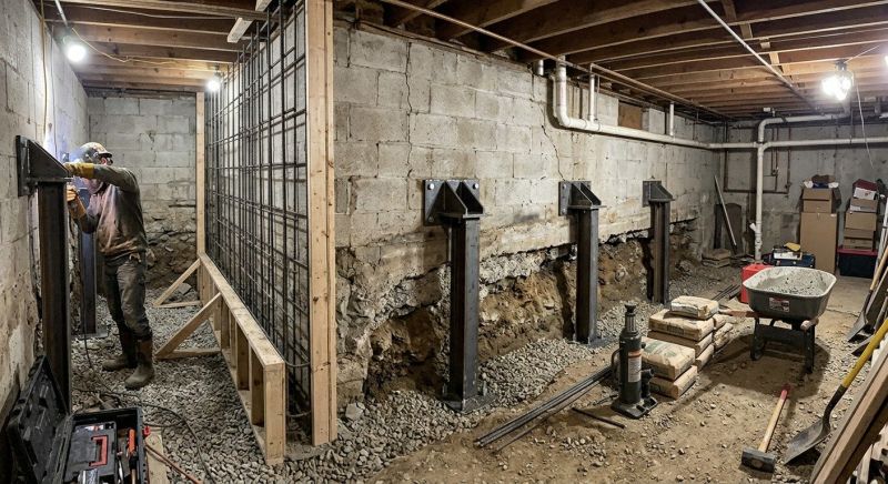 Foundation Stabilizing in New Haven County, CT