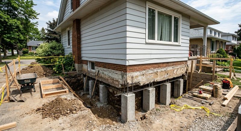 Foundation Underpinning in Guilford, CT