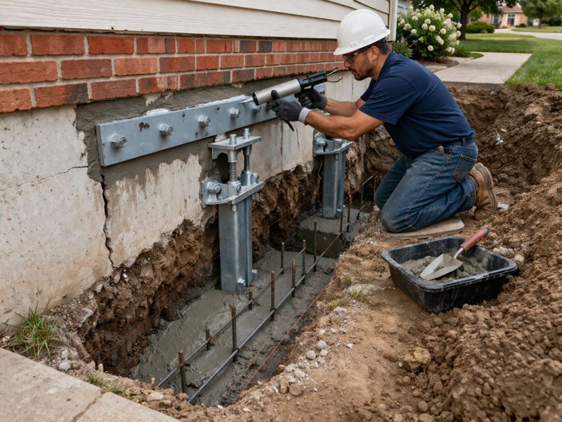 Home Foundation Repair in Branford, CT