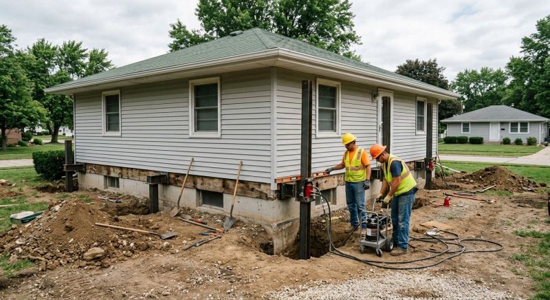 Settling Foundation Service in East Hampton, CT