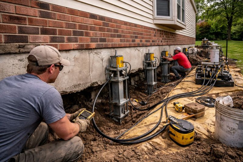 Settling Foundation Service in Essex, CT