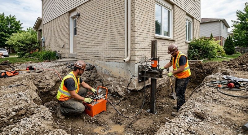 Sinking Foundation Lifting in Guilford, CT