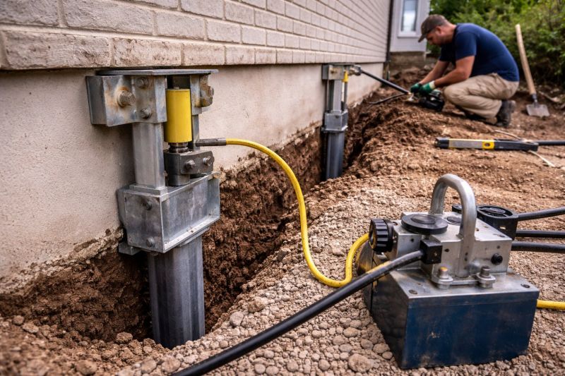 Sinking Foundation Repair in Clinton, CT