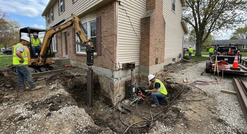 Sinking Foundation Repair in Wallingford, CT