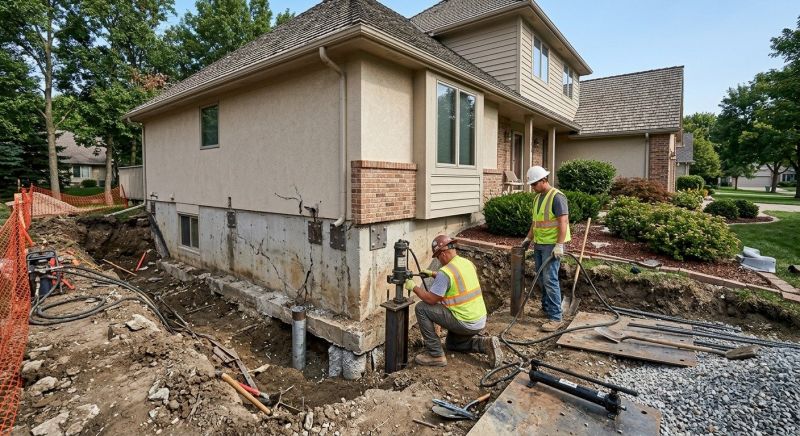 Structural Foundation Repair in North Branford, CT