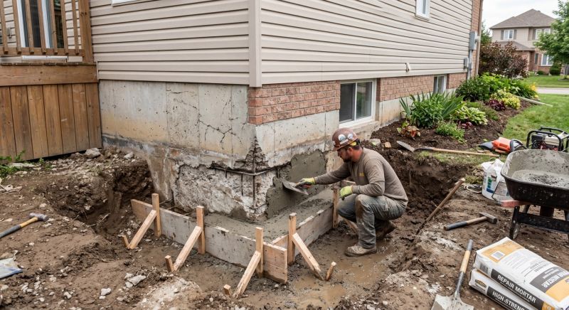 Structural Foundation Repair in South Glastonbury, CT