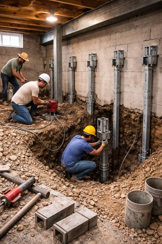 Structural Underpinning in Guilford, CT