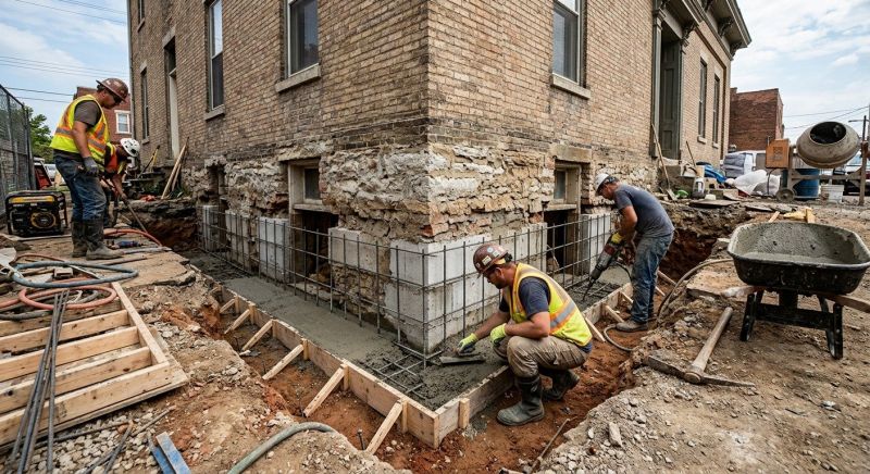 Underpinning Repair in Guilford, CT